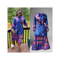 KOREDE TIE-NECK DRESS