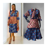 KOREDE TIE-NECK DRESS