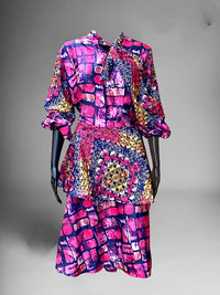 KOREDE TIE-NECK DRESS