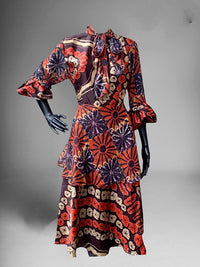 KOREDE TIE-NECK DRESS