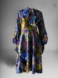 KOREDE TIE-NECK DRESS