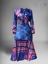 KOREDE TIE-NECK DRESS