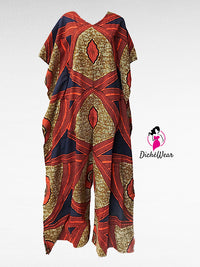 Ankara Kaftan Jumpsuit 10, Orange