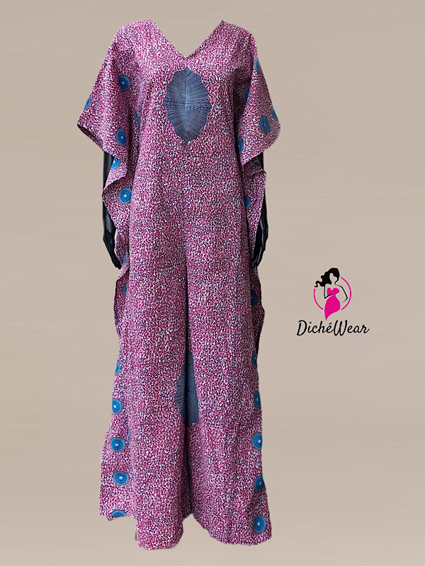 Ankara Kaftan Jumpsuit 8, PinkShell