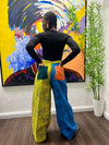 LANRE Colour Block Palazzo Pants