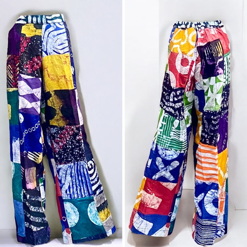 AYOMIDE Adire Patch Pants