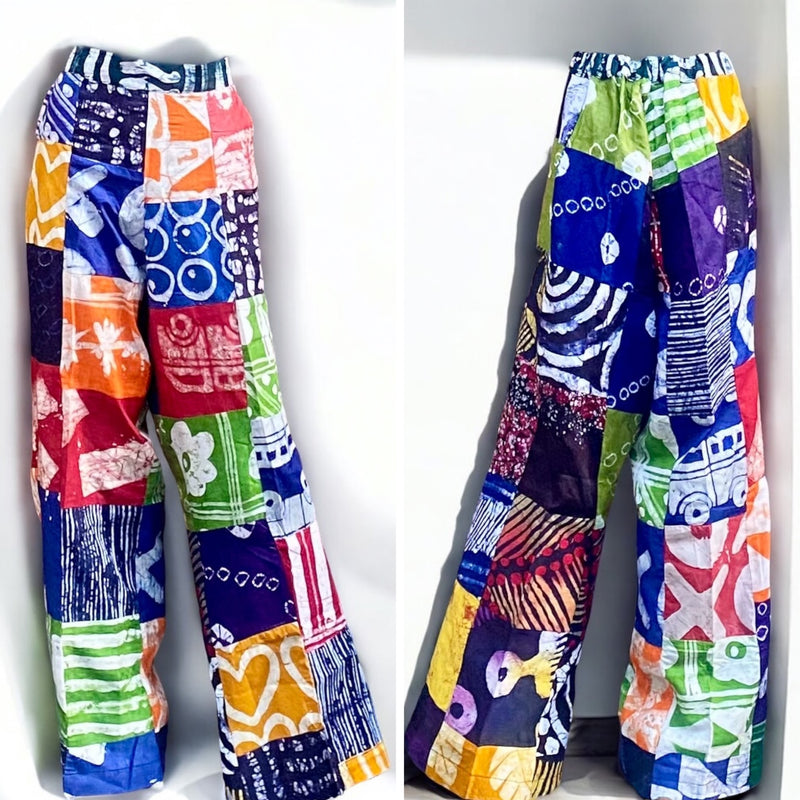 AYOMIDE Adire Patch Pants