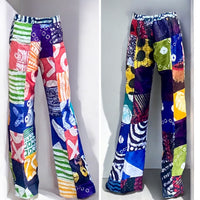 AYOMIDE Adire Patch Pants