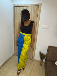 LANRE Colour Block Palazzo Pants