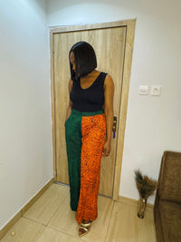 LANRE Colour Block Palazzo Pants