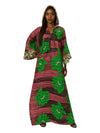 ANKARA Hoodie Kaftan - Long