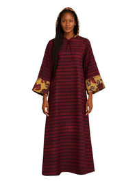 ANKARA Hoodie Kaftan - Long