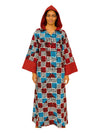 ANKARA Hoodie Kaftan - Long