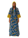 ANKARA Hoodie Kaftan - Long