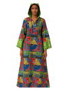 ANKARA Hoodie Kaftan - Long