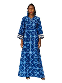 ANKARA Hoodie Kaftan - Long