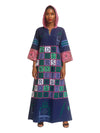 ANKARA Hoodie Kaftan - Long
