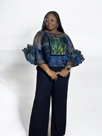 EDIYE Organza Top