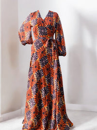 IMOLE WRAP DRESS