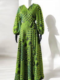 IMOLE WRAP DRESS