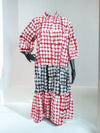 TILEWA Adire Polka Dot Dress