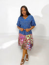 REMI Ankara Adire  DRESS