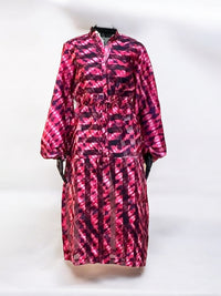 BANKE Batik Ribbon Organza Dress