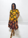 REKIA Fit and Flare Dress