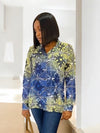 LOLADE CHIFFON ADIRE SHIRT