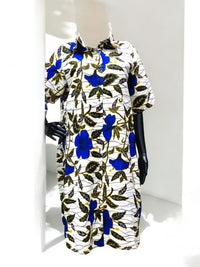 AMINA Ankara Shirt Dress