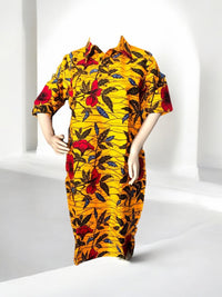 AMINA Ankara Shirt Dress