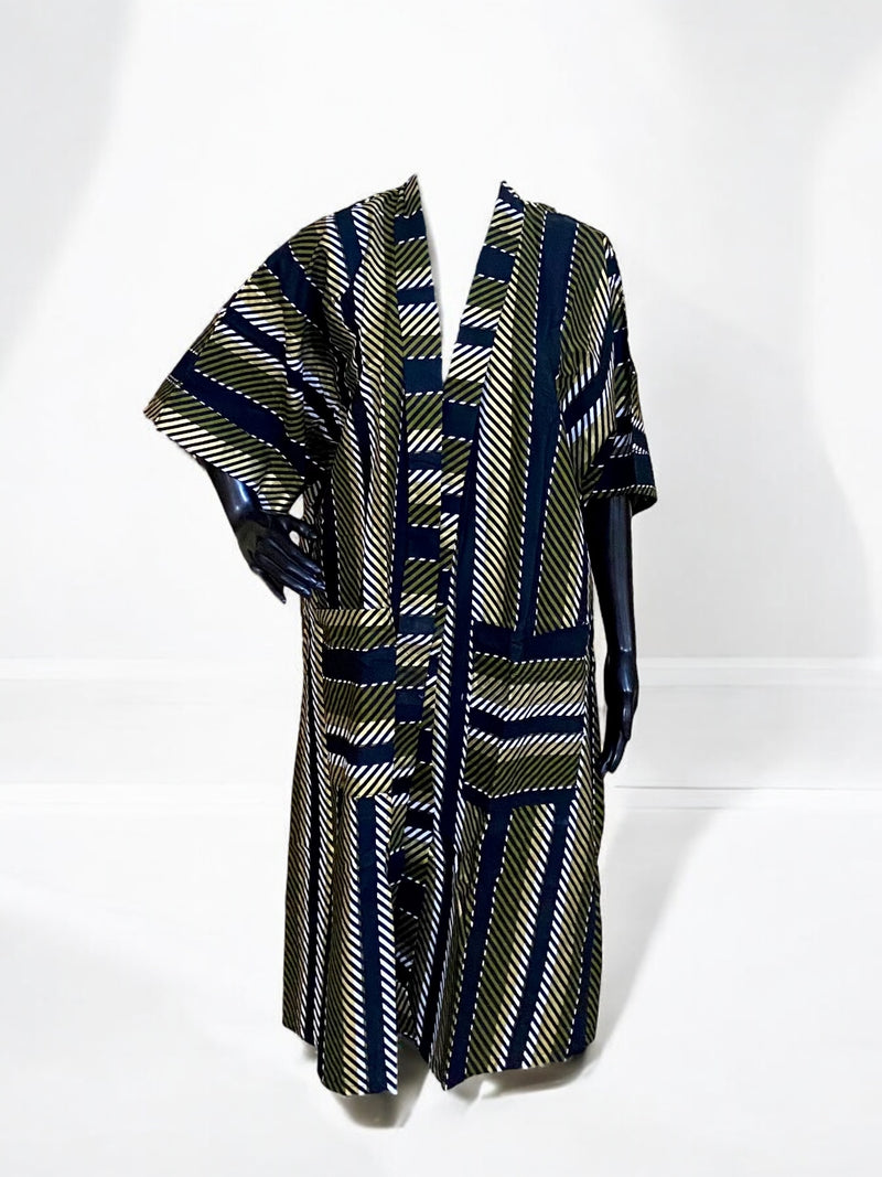 RICH AUNTY Ankara Kimono