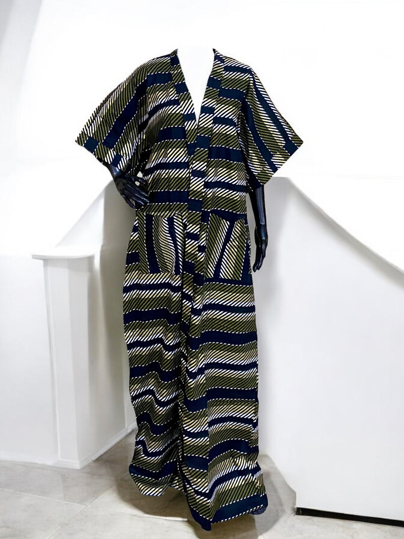 RICH AUNTY Ankara Kimono
