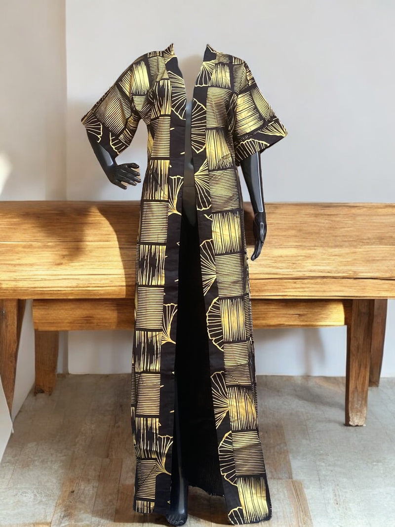 RICH AUNTY Ankara Kimono