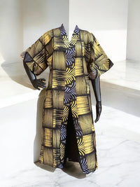RICH AUNTY Ankara Kimono