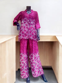 ANITA Silk & Chiffon Pant Set