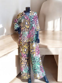 ANITA Silk & Chiffon Pant Set