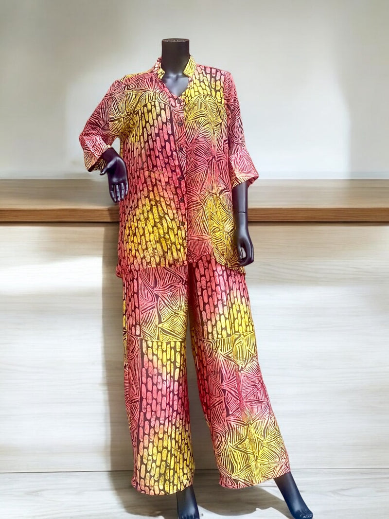 ANITA Silk & Chiffon Pant Set