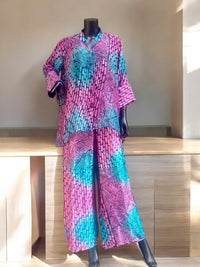 ANITA Silk & Chiffon Pant Set