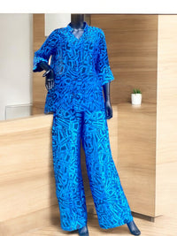 ANITA Silk & Chiffon Pant Set