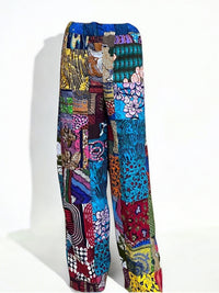 AYOMIDE Ankara Patch Pants