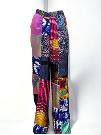 AYOMIDE Silk Patch Pants