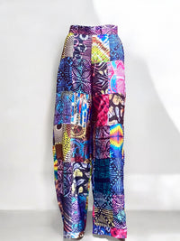 AYOMIDE Silk Patch Pants