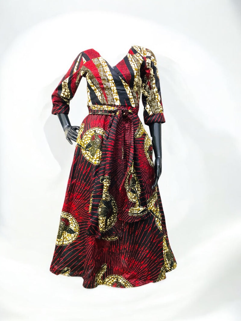BARBARA Wrap Dress