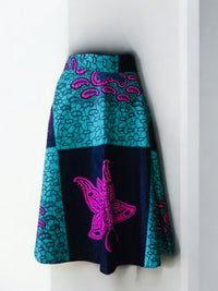 A-LINE ANKARA FLARED SKIRT