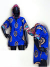 Ankara Hoodie Top