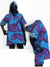 Ankara Hoodie Top