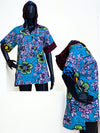 Ankara Hoodie Top