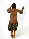 KASIE Ankara-Adire Shift Dress