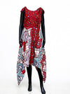 OZIOMA Ankara Mix and Match Print Dress